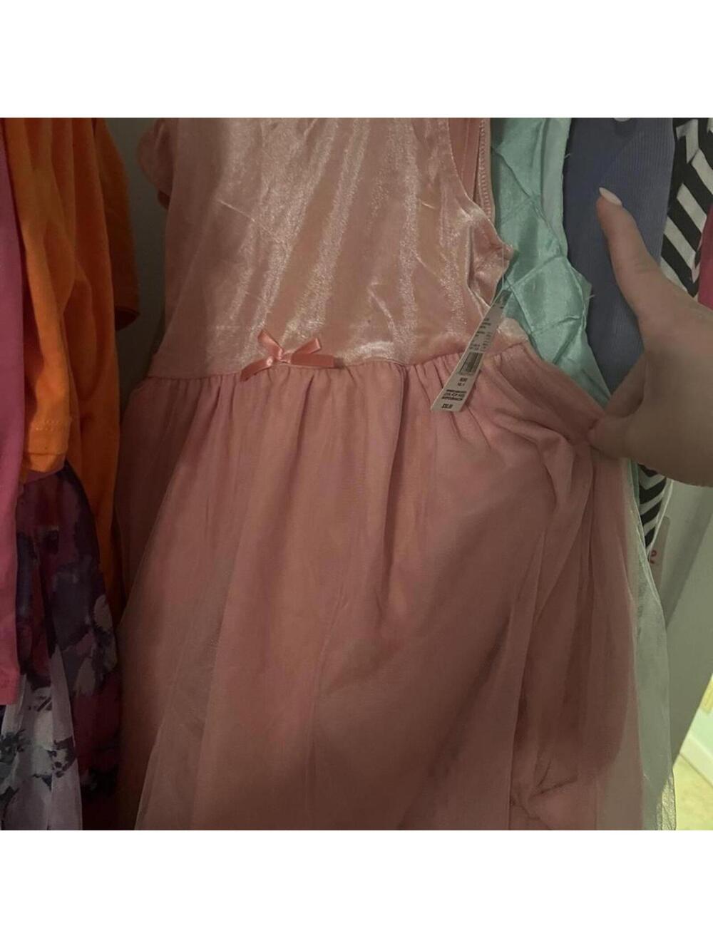 Kid's Pink and Multi Dress
